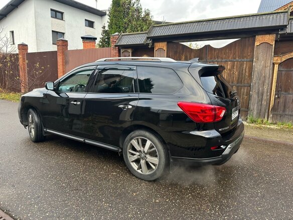 2019 Nissan Pathfinder IV Рестайлинг, чёрный, 2400000 рублей - вид 5