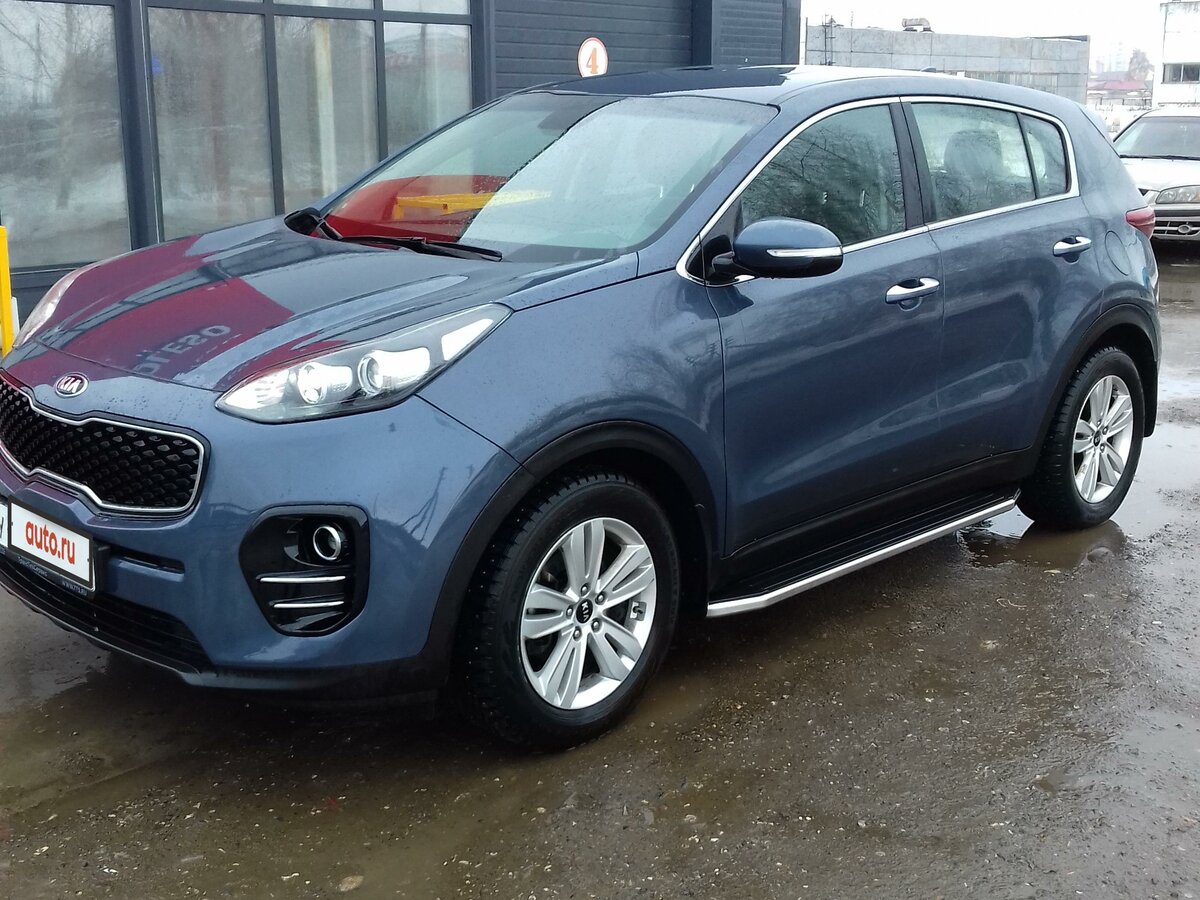 Kia Sportage 2017 синий