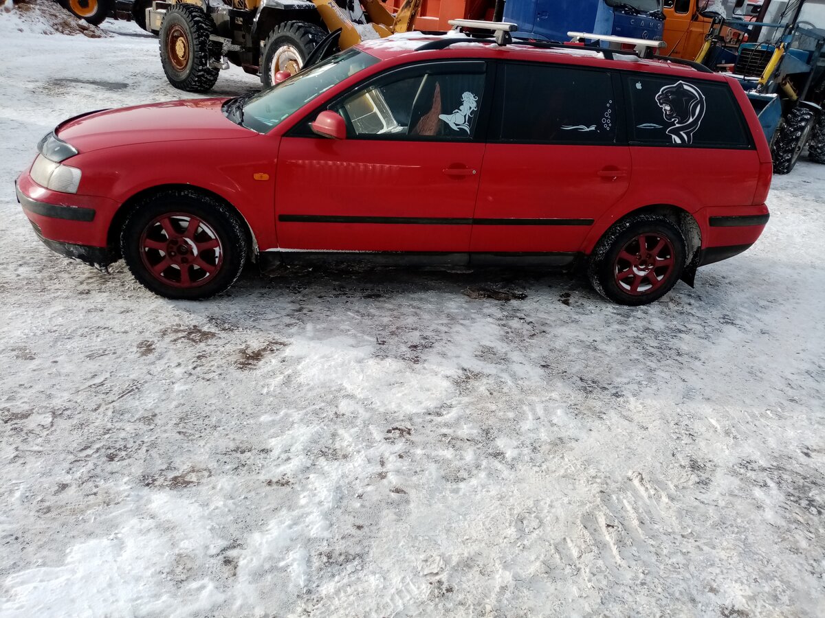 Passat b5 красный