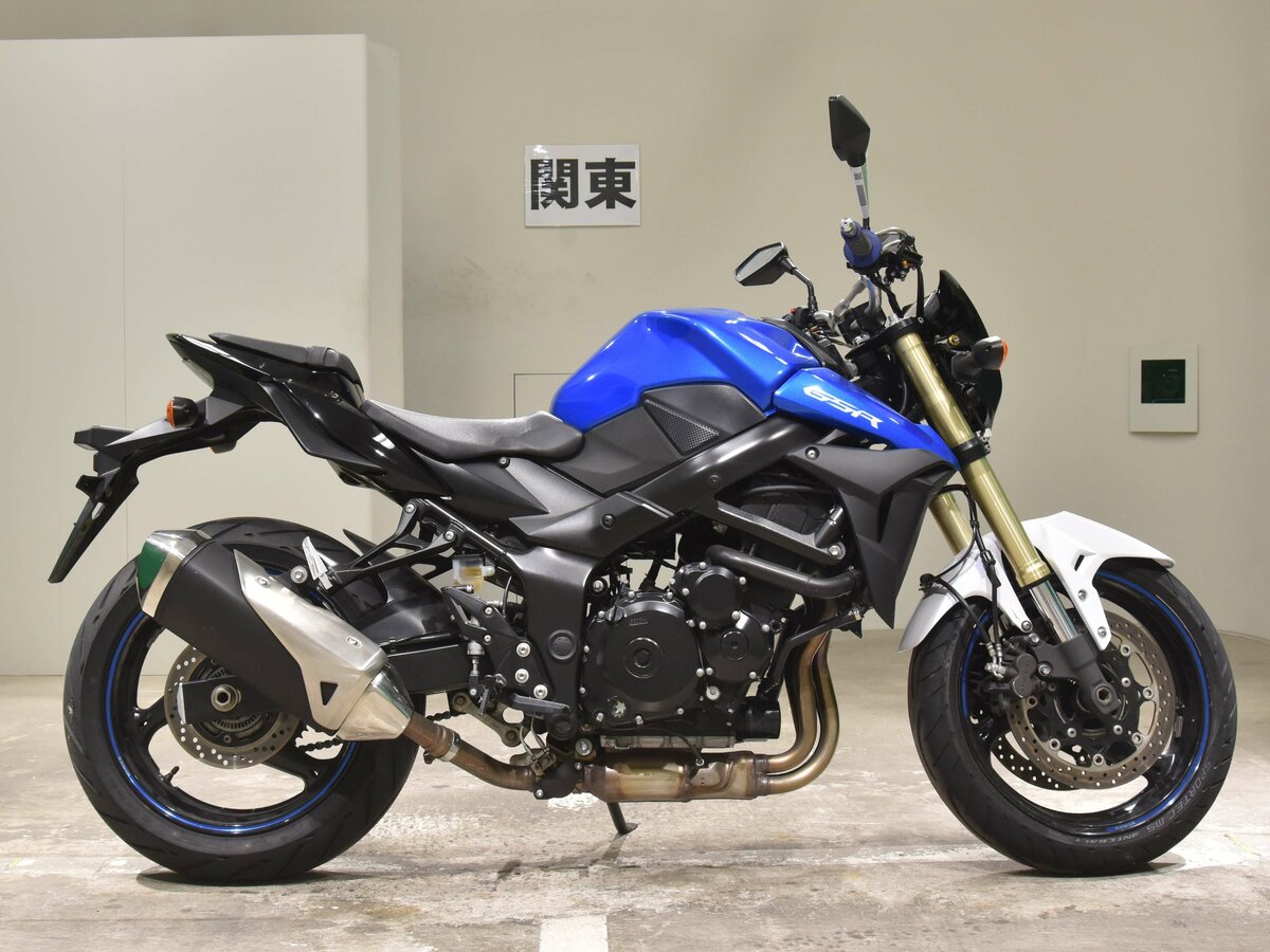 Купить б/у Suzuki GSR 750 инжектор 6 передач в Сидоровском: синий naked bike 201