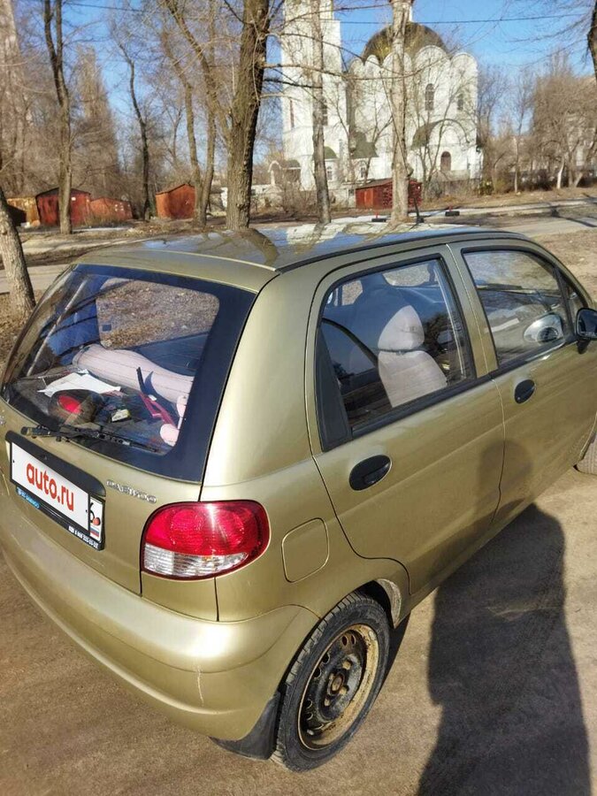 Дэу матиз желтый