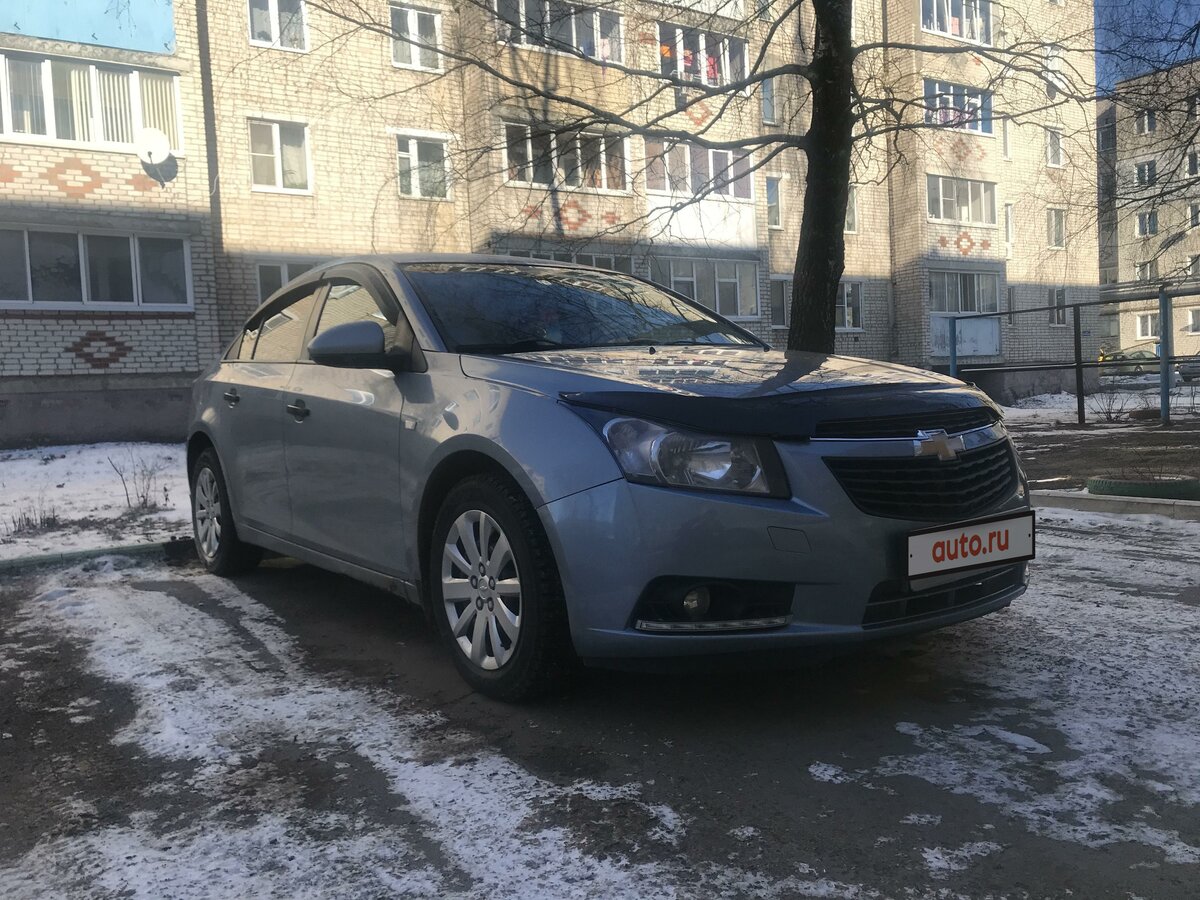 Шевроле круз голубой