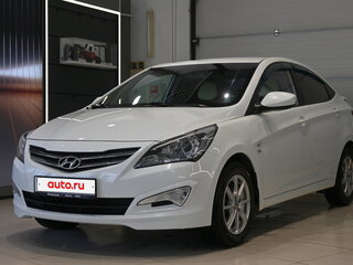 2016 Hyundai Solaris I Рестайлинг, белый, 1250000 рублей, вид 1