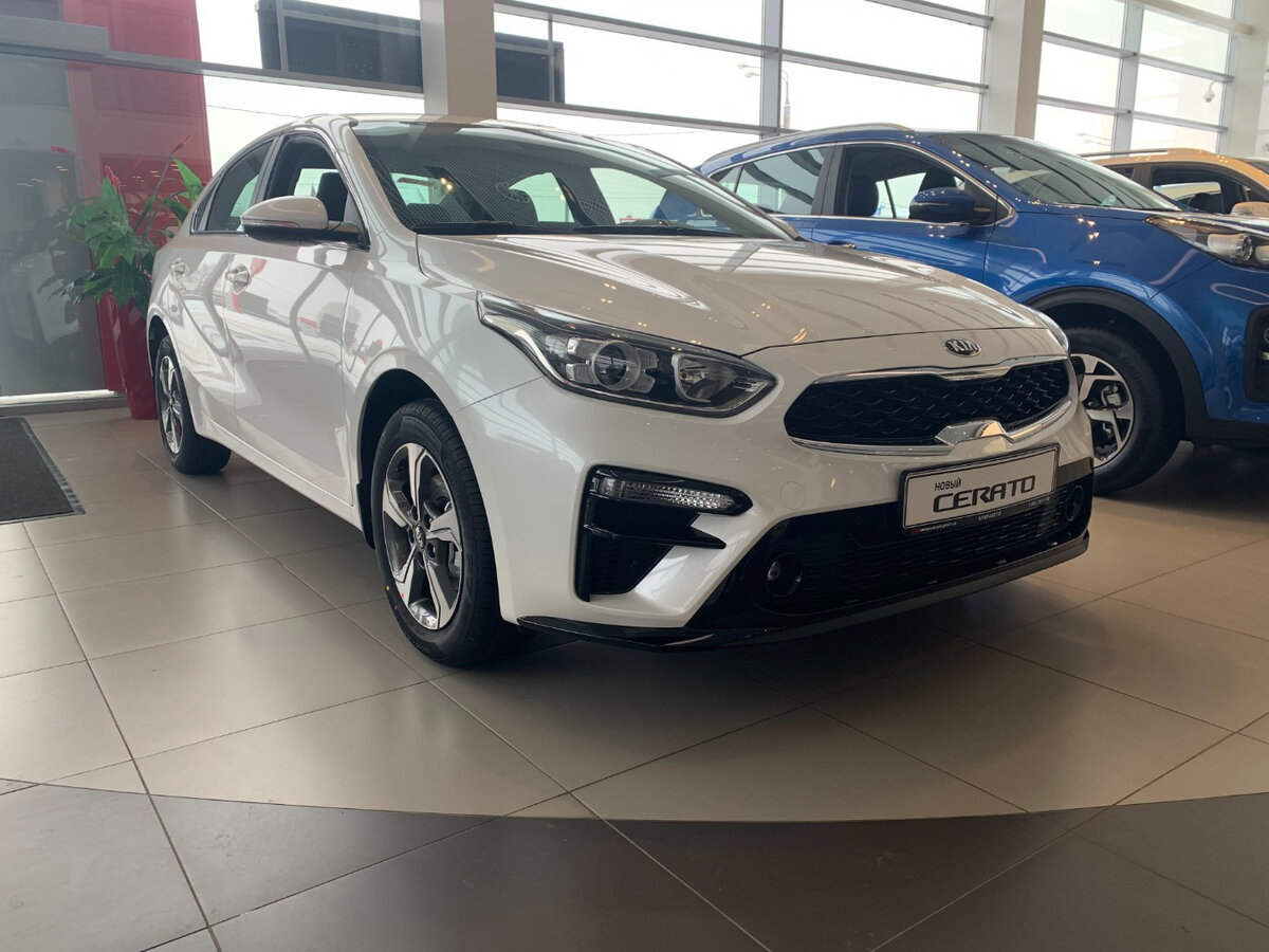 Kia Cerato 2020 белый металлик