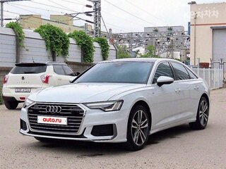 2021 Audi A6 45 TDI V (C8), белый, 3620000 рублей, вид 1