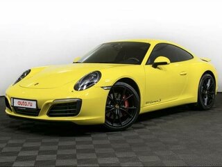 2016 Porsche 911 Carrera S VII (991) Рестайлинг, жёлтый, 10250000 рублей, вид 2