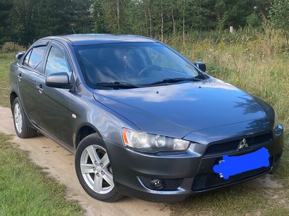 2008 Mitsubishi Lancer X, серый, 630000 рублей