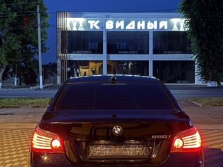 2008 BMW 5 серии 550i V (E60/E61) Рестайлинг, чёрный, 1400000 рублей, вид 1