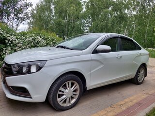 2018 Lada (ВАЗ) Vesta I, белый, 950000 рублей, вид 1