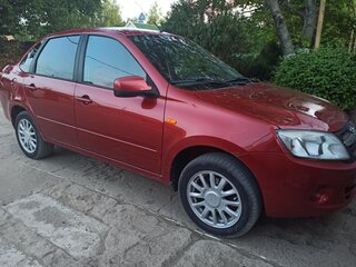 2013 Lada (ВАЗ) Granta I, красный, 390000 рублей, вид 1