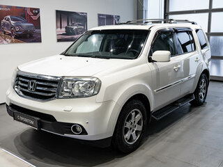 2013 Honda Pilot II Рестайлинг, белый, 1620000 рублей, вид 1