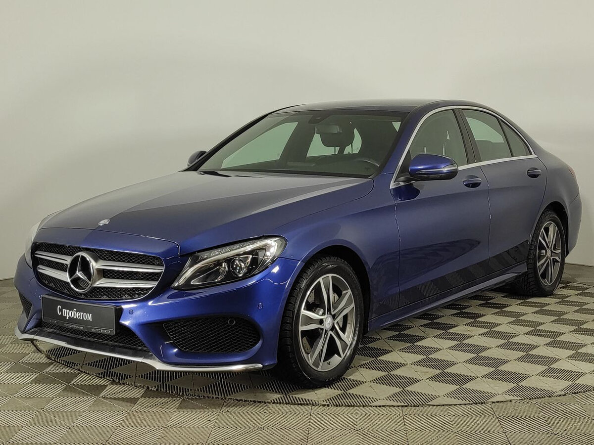 2016 Mercedes-Benz C-Класс 200 IV (W205), синий