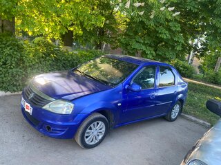 2008 Renault Logan I, синий, 165000 рублей, вид 1