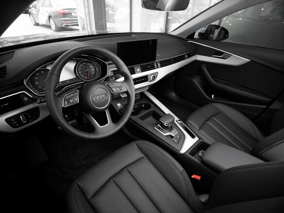 2021 Audi A4 35 TFSI V (B9) Рестайлинг, синий - вид 10