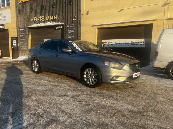 2013 Mazda 6 III (GJ), серебристый, 1200000 рублей - вид 1