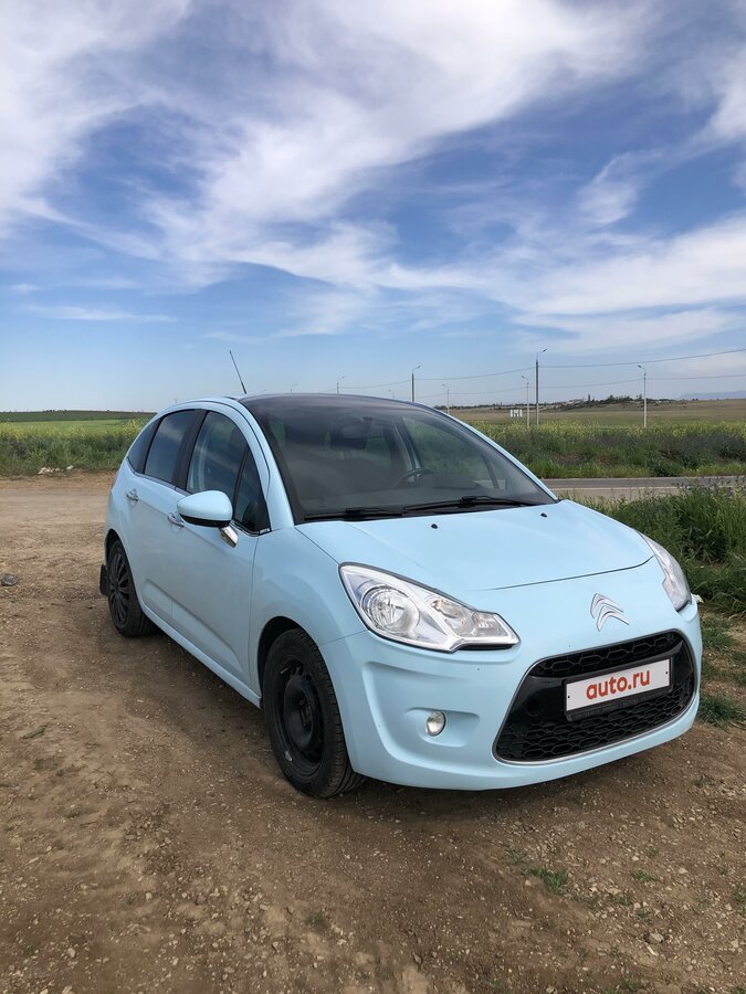 Citroen небесно голубой