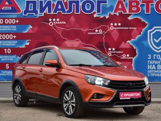 2018 Lada (ВАЗ) Vesta SW Cross I, оранжевый, 1150000 рублей, вид 1