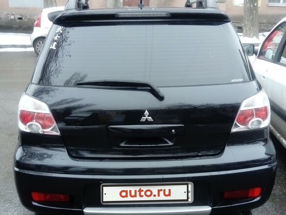 2007 Mitsubishi Outlander I, чёрный - вид 1