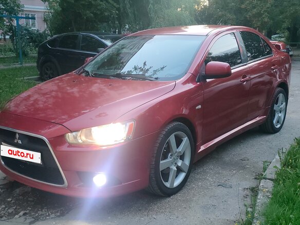 2007 Mitsubishi Lancer X, красный, 660000 рублей