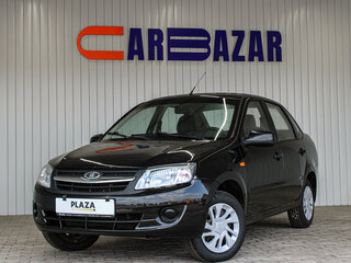 2014 Lada (ВАЗ) Granta I, чёрный, 469000 рублей, вид 1