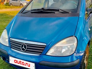 2001 Mercedes-Benz A-Класс 140 I (W168) Рестайлинг, синий, 190000 рублей, вид 1