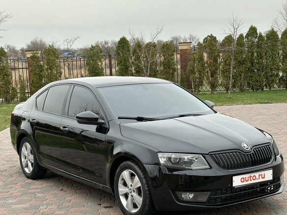 2015 Skoda Octavia III (A7), чёрный - вид 2