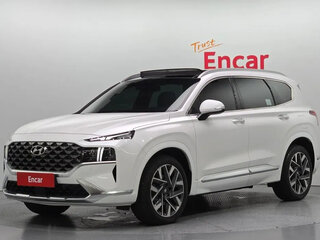 2022 Hyundai Santa Fe IV Рестайлинг, белый, 2500444 рублей, вид 1