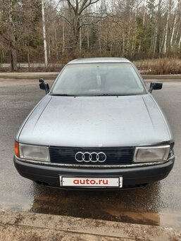 1988 Audi 80 IV (B3), серебристый, 80000 рублей, вид 1