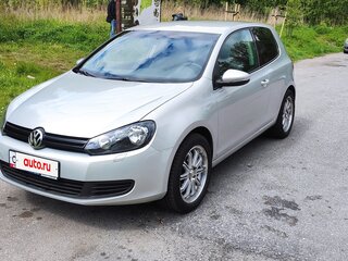 2010 Volkswagen Golf VI, жёлтый, 700000 рублей, вид 1