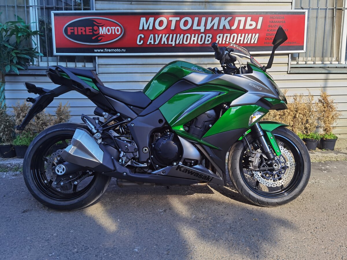 Купить б/у Kawasaki Z 1000SX в Москве: зелёный спорт-байк 2019 года на ...