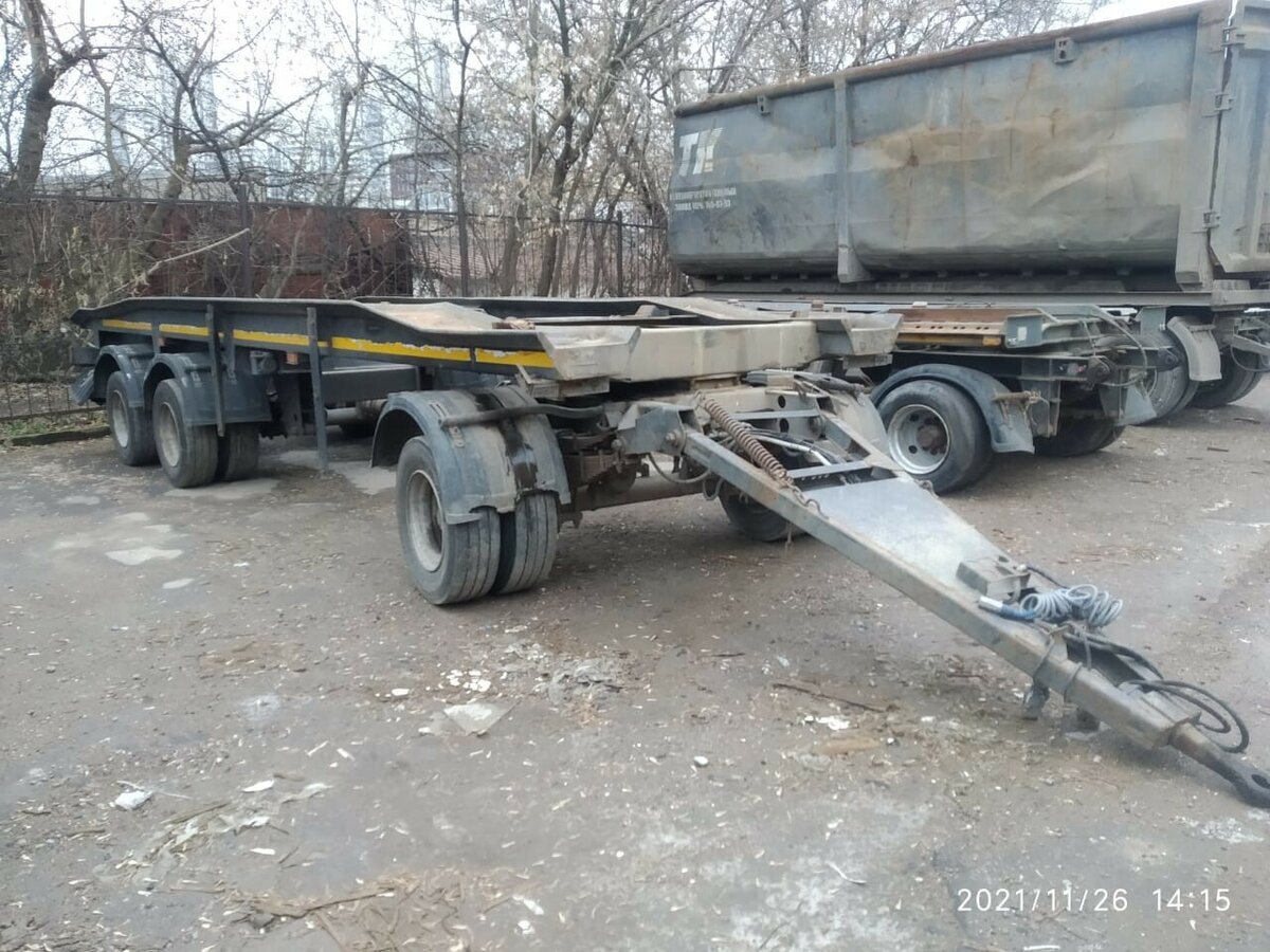 Купить б/у Автомастер 8465 в Москве: серый контейнеровоз 2018 года на ...