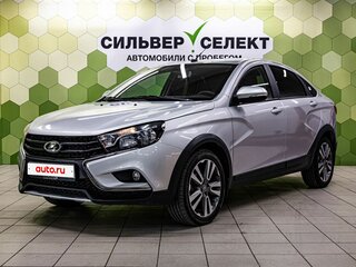 2018 Lada (ВАЗ) Vesta Cross I, серебристый, 950000 рублей, вид 1
