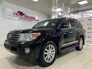2013 Toyota Land Cruiser 200 Series Рестайлинг 1, чёрный, 3600000 рублей, вид 1