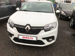 2019 Renault Logan II Рестайлинг, белый, 416500 рублей, вид 1