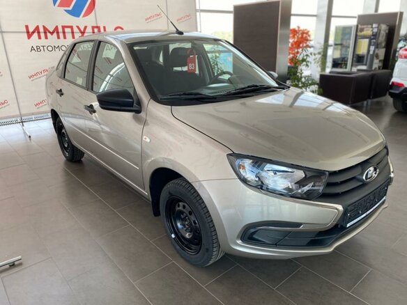 2021 Lada (ВАЗ) Granta I Рестайлинг, серый - вид 1