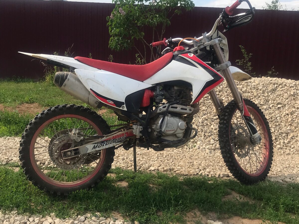 Купить б/у Motoland XR250 карбюратор 5 передач в Обнинске: белый ...