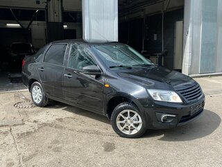 2015 Lada (ВАЗ) Granta I, чёрный, 412000 рублей, вид 1