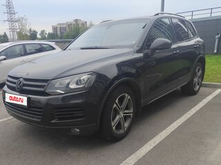 2010 Volkswagen Touareg II, чёрный, 1150000 рублей, вид 1