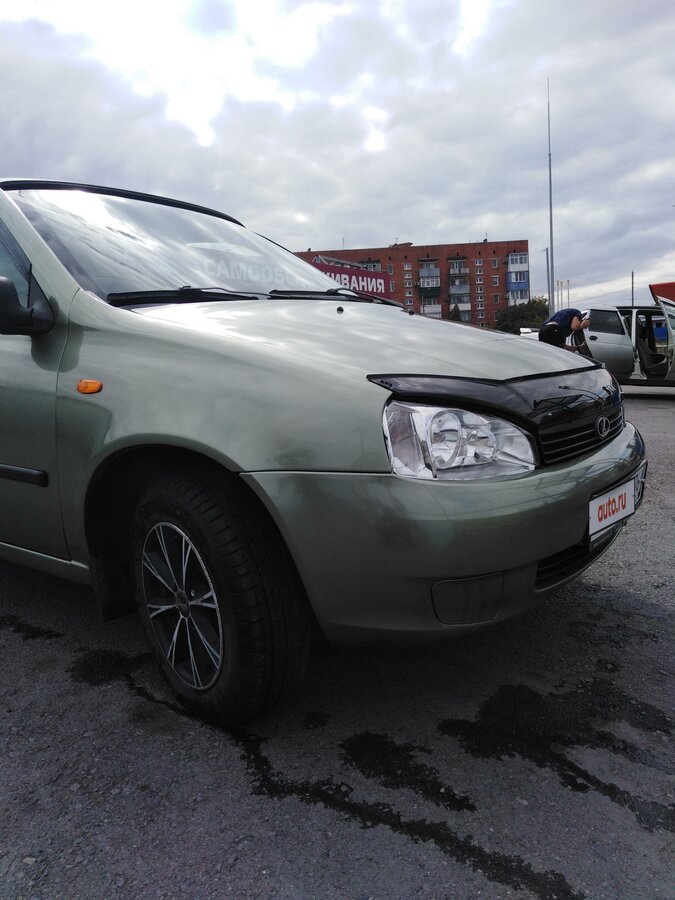 Lada Kalina 2008 зеленый седан