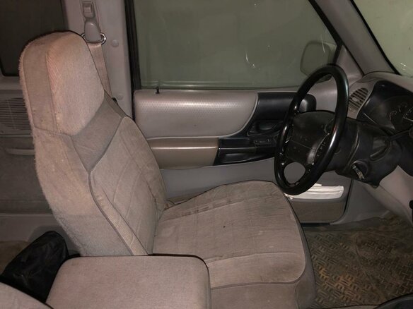 1995 Ford Ranger (North America) II, синий - вид 1