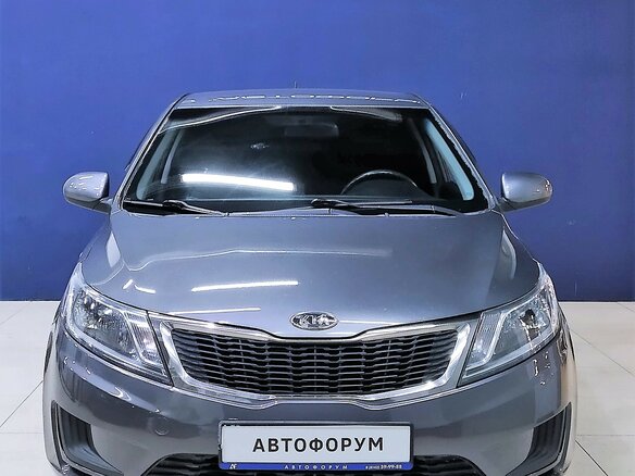 2012 Kia Rio III, серебристый - вид 1