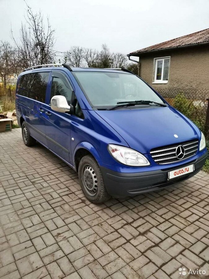 Мерседес вито синий