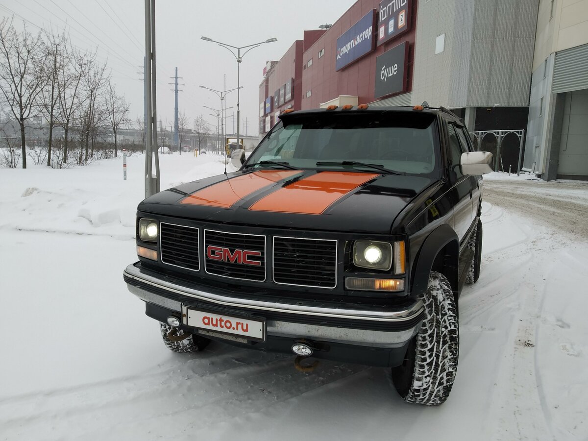 1997 GMC Yukon I (GMT400), чёрный, 599000 рублей
