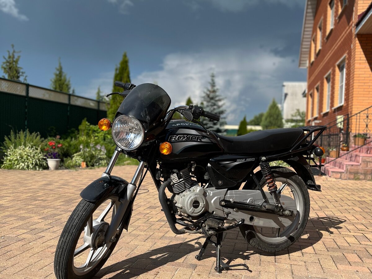 Купить б/у Bajaj Boxer BM 150 карбюратор 4 передачи в Касимове: чёрный ...