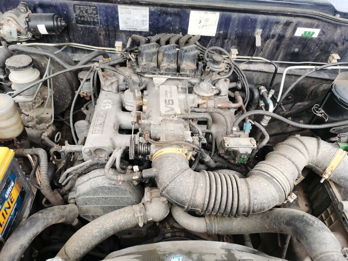 Isuzu bighorn двигатель