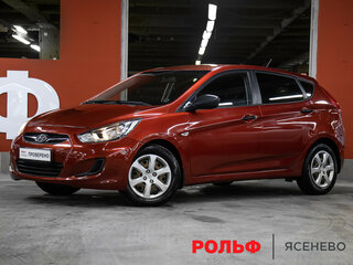 2013 Hyundai Solaris I, красный, 849000 рублей, вид 1