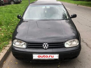 1999 Volkswagen Golf IV, чёрный, 189000 рублей, вид 1