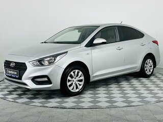 2017 Hyundai Solaris II, серый, 940000 рублей, вид 1