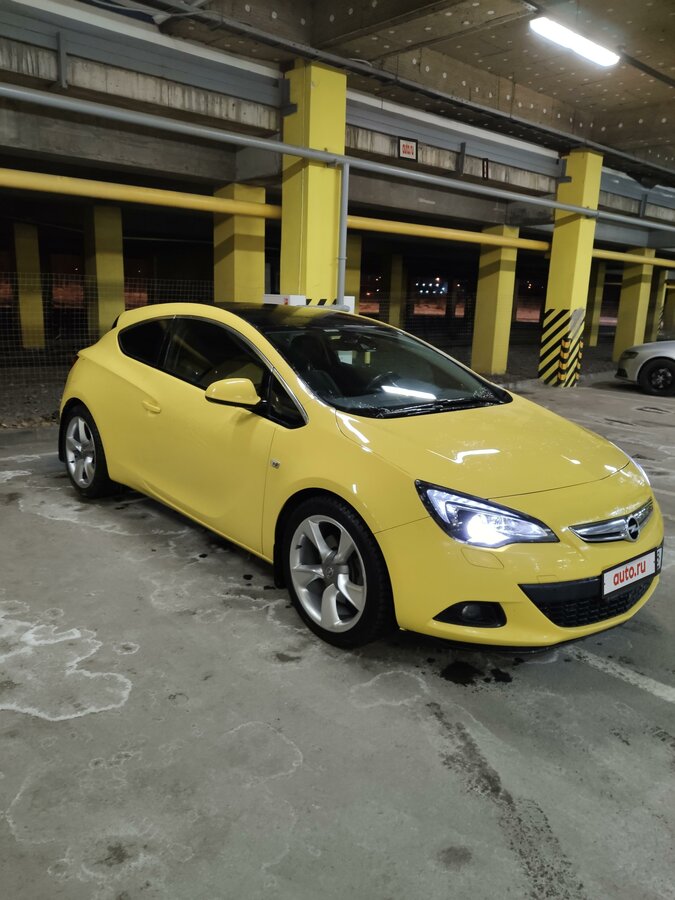 Опель gtc желтый