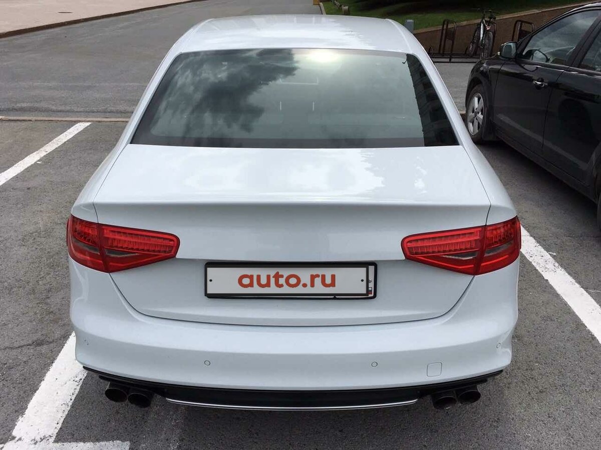 2013 Audi S4 IV (B8) Рестайлинг, белый - вид 2